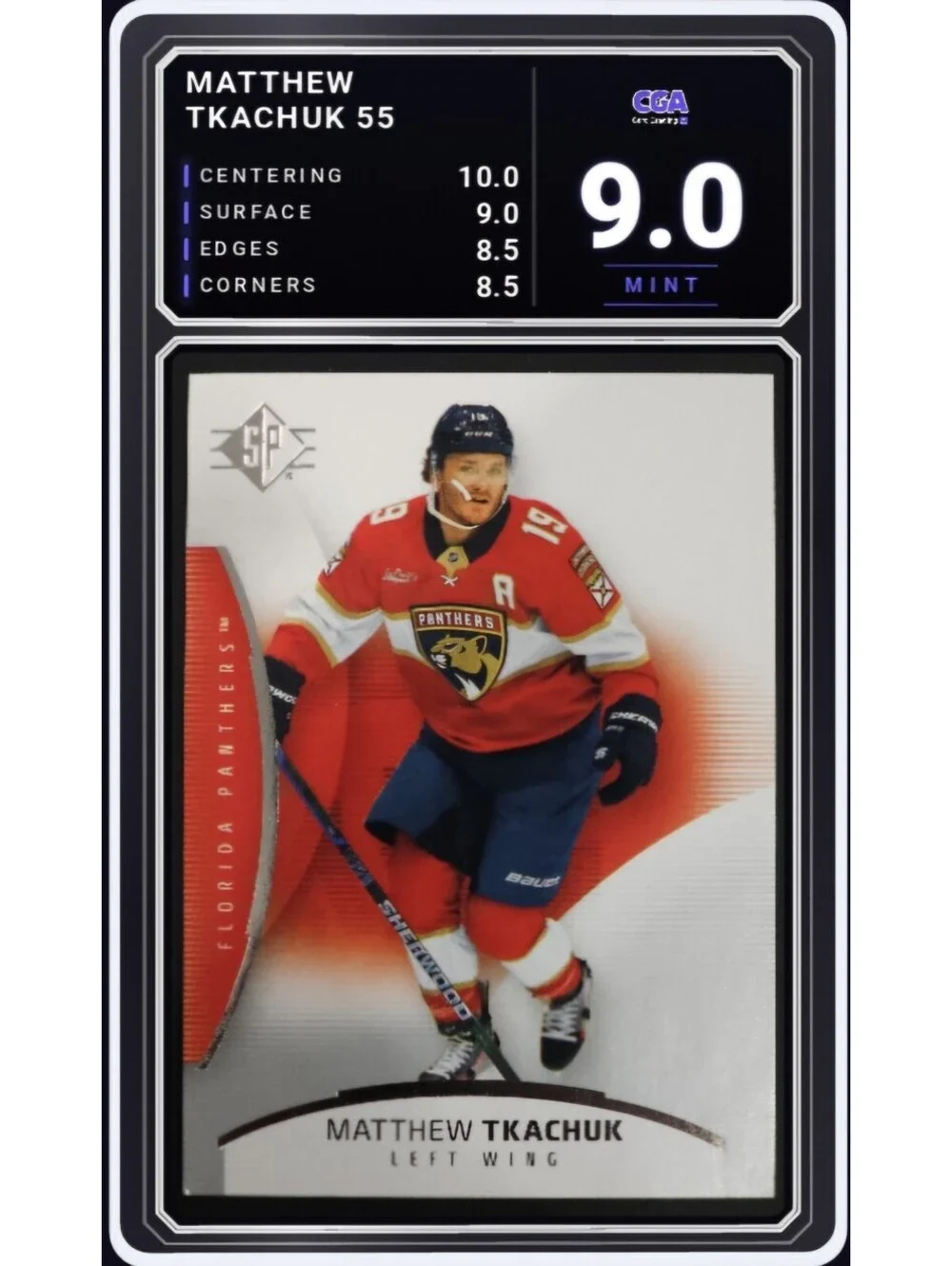 2025-26 SP Upper Deck #55 Matthew Tkachuk Panthers NHL - CGA 9.0 Digital Grade